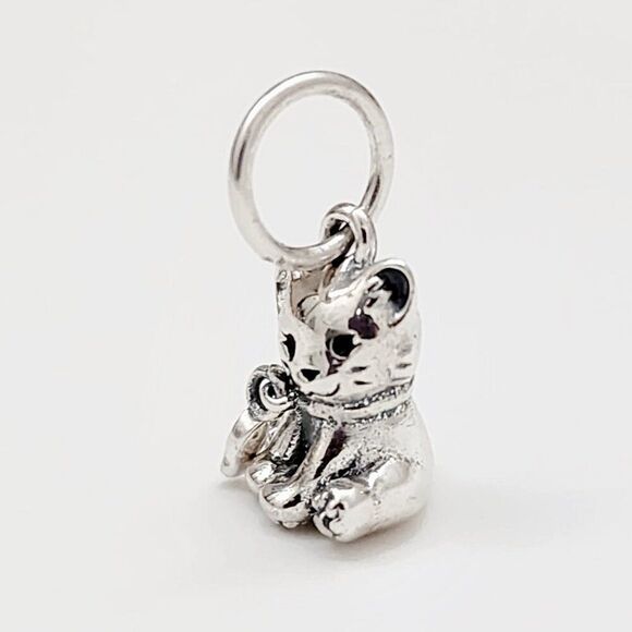 Pandora Sweet Cat Dangle Charm - Picture 3 of 5